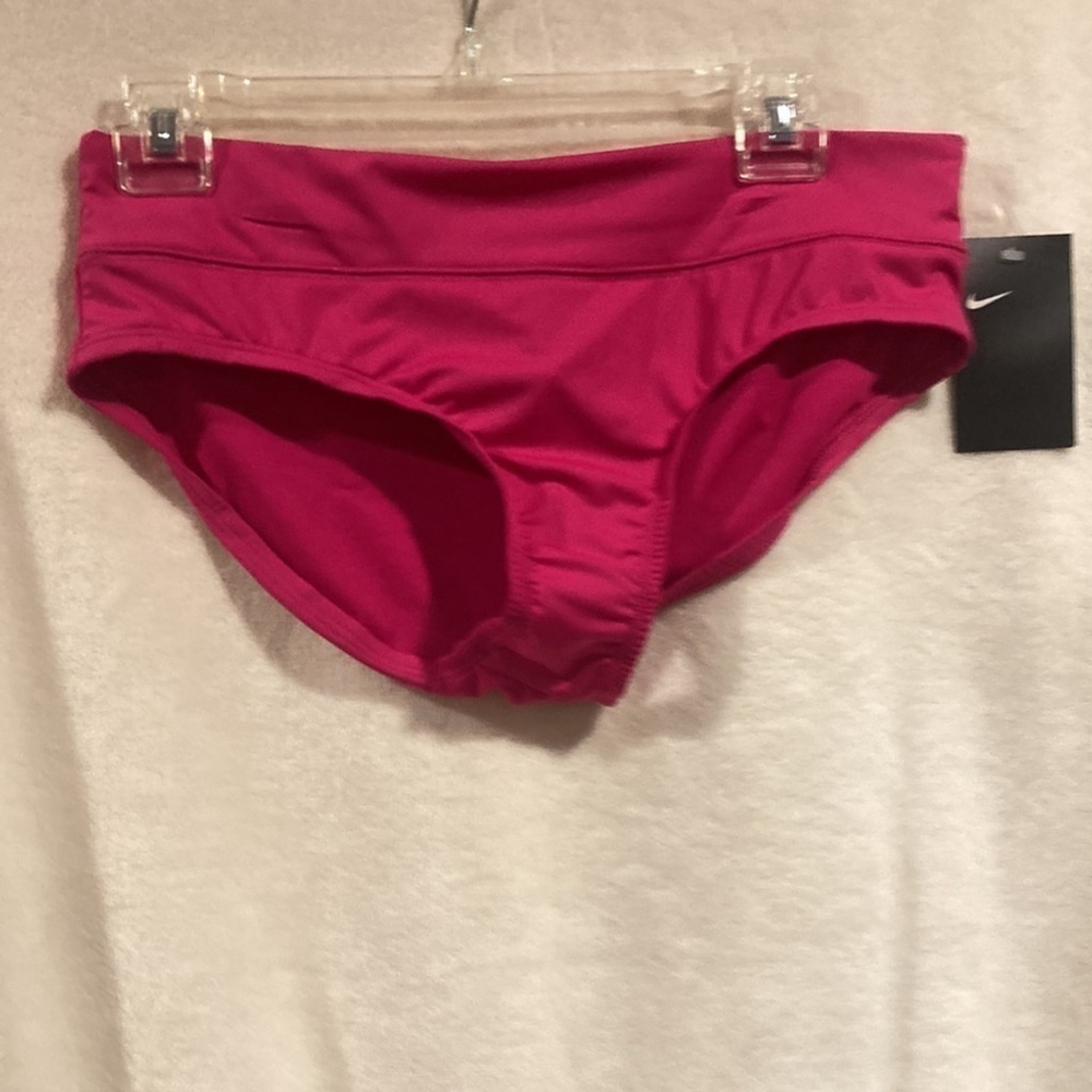 Nike Women's Solid pink bikini Bottom size xl sw16 - Picture 2 of 3
